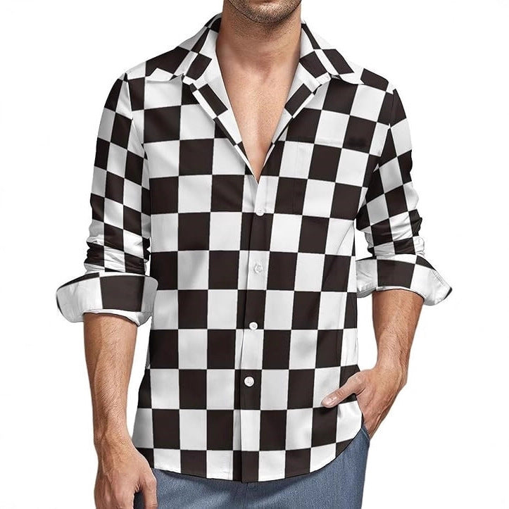 Herren Hemd Karo Modern Trendig Berlin Style