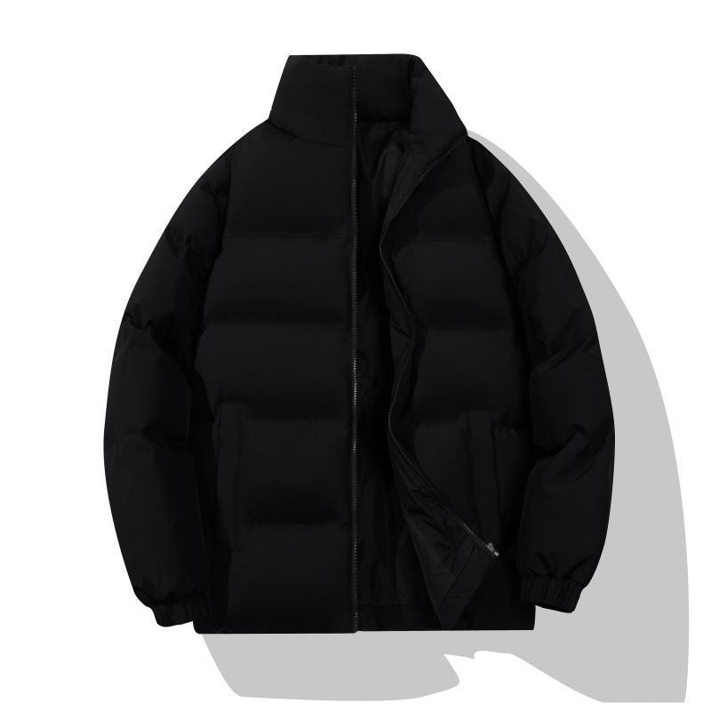 Herren Pufferjacke Warm Isoliert Mit Kragen