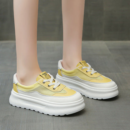 Damen Sneaker Sportlich Trendy Weiße Schuhe - BerlinGlamour