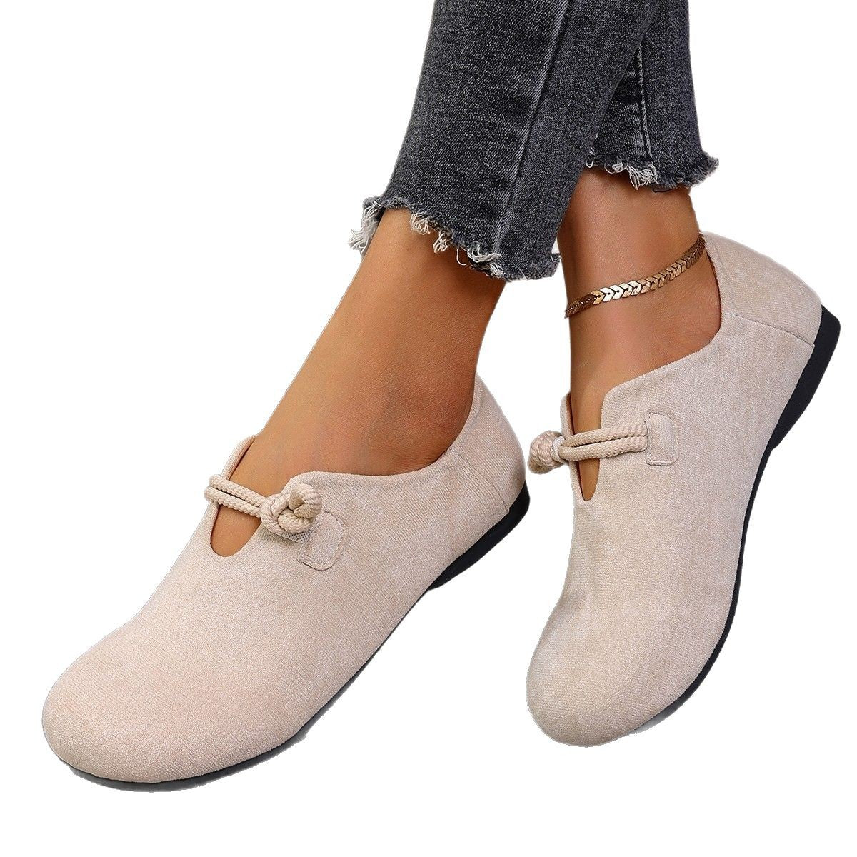 Damen Mokassinschuhe Bequem Schnürung Modern