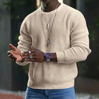 Strickpullover Herren Weich Soft Grobstrick