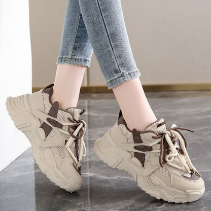 Damen Sneaker Sportlich Chunky Trendy Schuhe