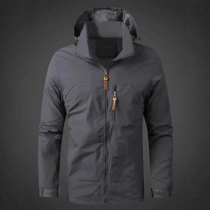 Herren Funktionsjacke Wetterfest mit Kapuze Outdoor