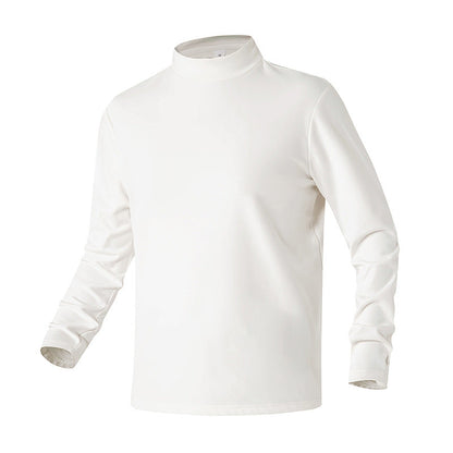 Herren Funktionsoberteil Langarm mit hohem Kragen Sportlich