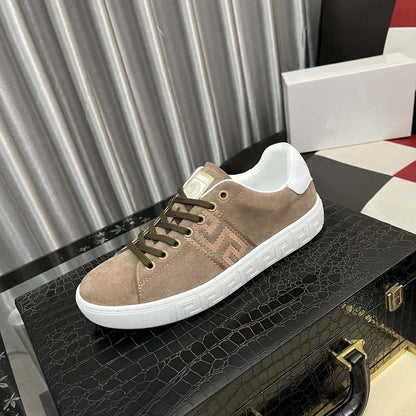 Damen Sneaker Sportlich Laufsohle Rutschfest Logo