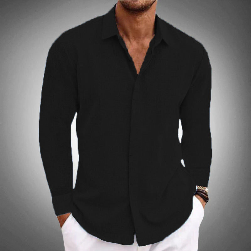 Herren Freizeithemd Modernes Textilmuster Elegant