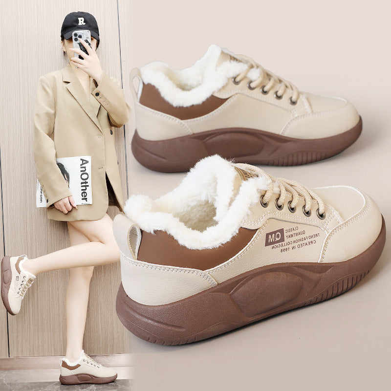 Damen Winter Sneaker Warm Fleece Innenfutter Sportlich - BerlinGlamour
