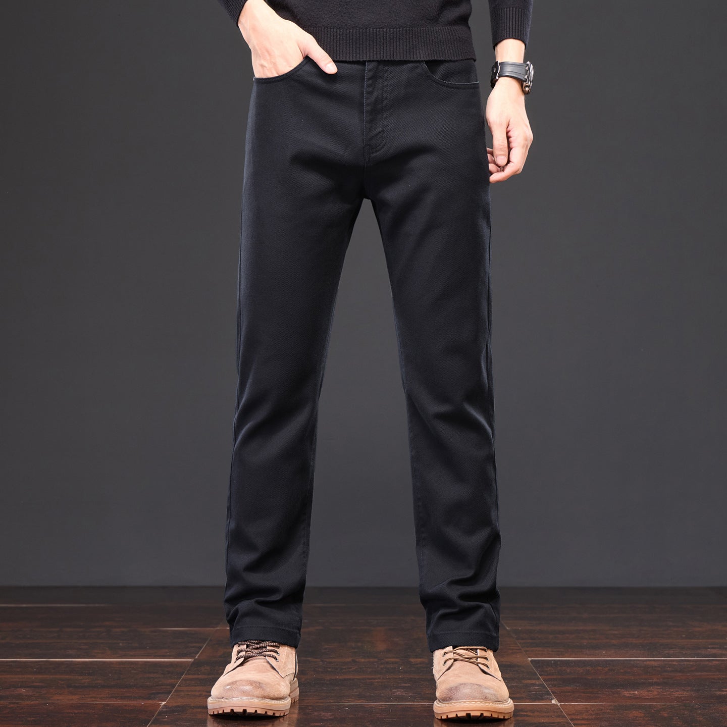 Herren Chino Hose Modern Schnitt Praktisch