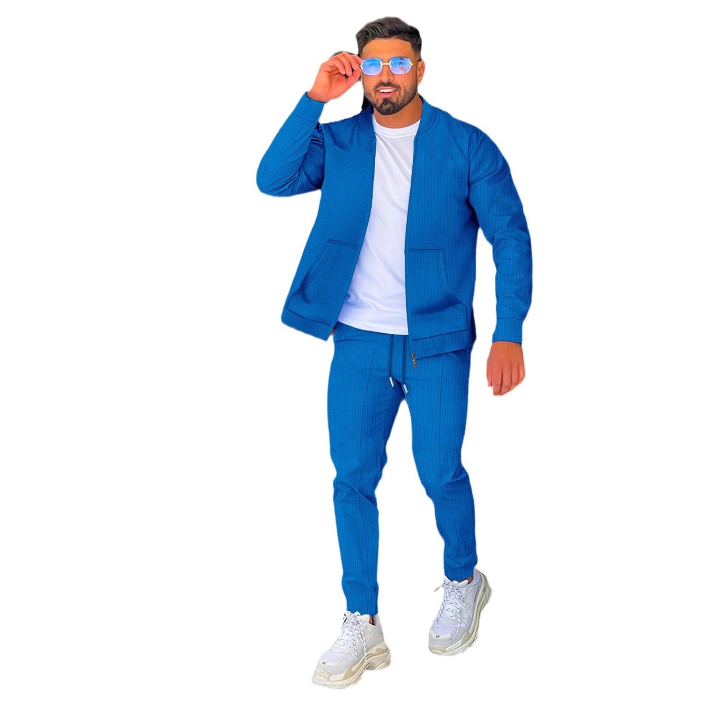 Herren Athleisure Set Elastisch Sportlich Modern