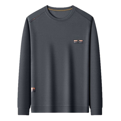 Herren Sweatshirt atmungsaktiv mit Sportstruktur Grau