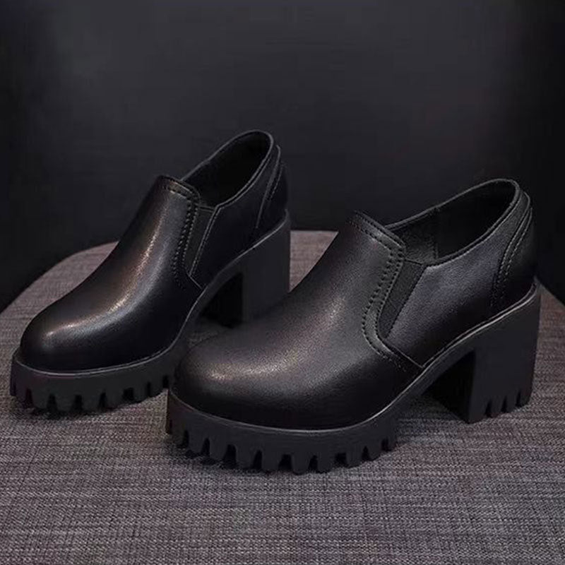 Damen Plateau-Stiefeletten Moderne Rutschfeste Sohle Schuhe