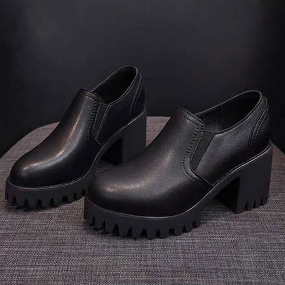 Damen Plateau-Stiefeletten Moderne Rutschfeste Sohle Schuhe