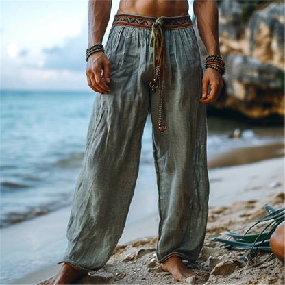 Herren Strandhose Bequem Elastisch Hochwertig