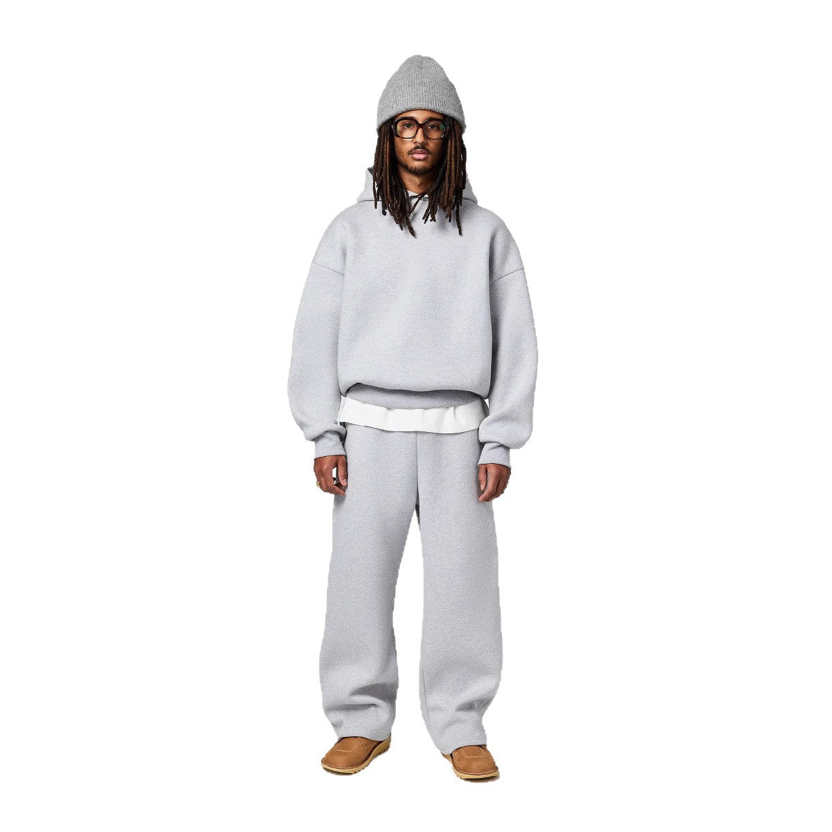 Herren Sweatanzug Oversized Kapuze Modern