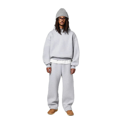 Herren Sweatanzug Oversized Kapuze Modern