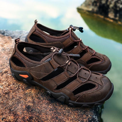 Herren Sandalen Sportlich Atmungsaktiv Rutschfest