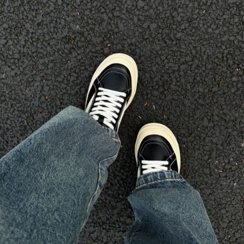 Damen Sneaker Hochwertig Leder Komfort Sohle