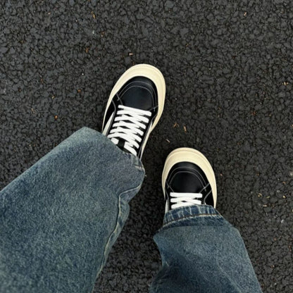 Damen Sneaker Hochwertig Leder Komfort Sohle