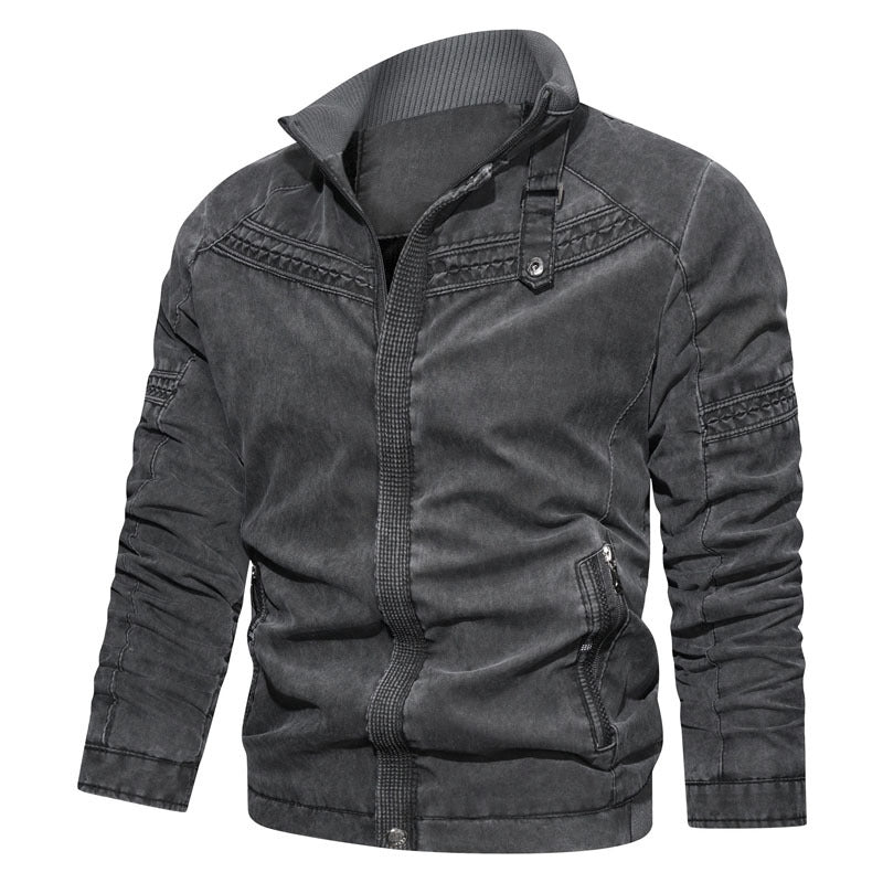 Herren Übergangsjacke Robust mit Steppung und Reißverschlusstaschen