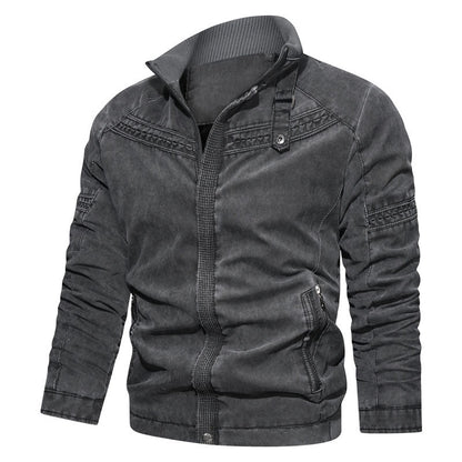 Herren Übergangsjacke Robust mit Steppung und Reißverschlusstaschen
