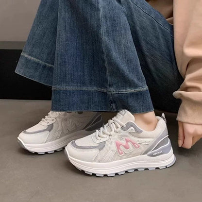 Damen Sneaker Komfort Atmungsaktiv Sportlich
