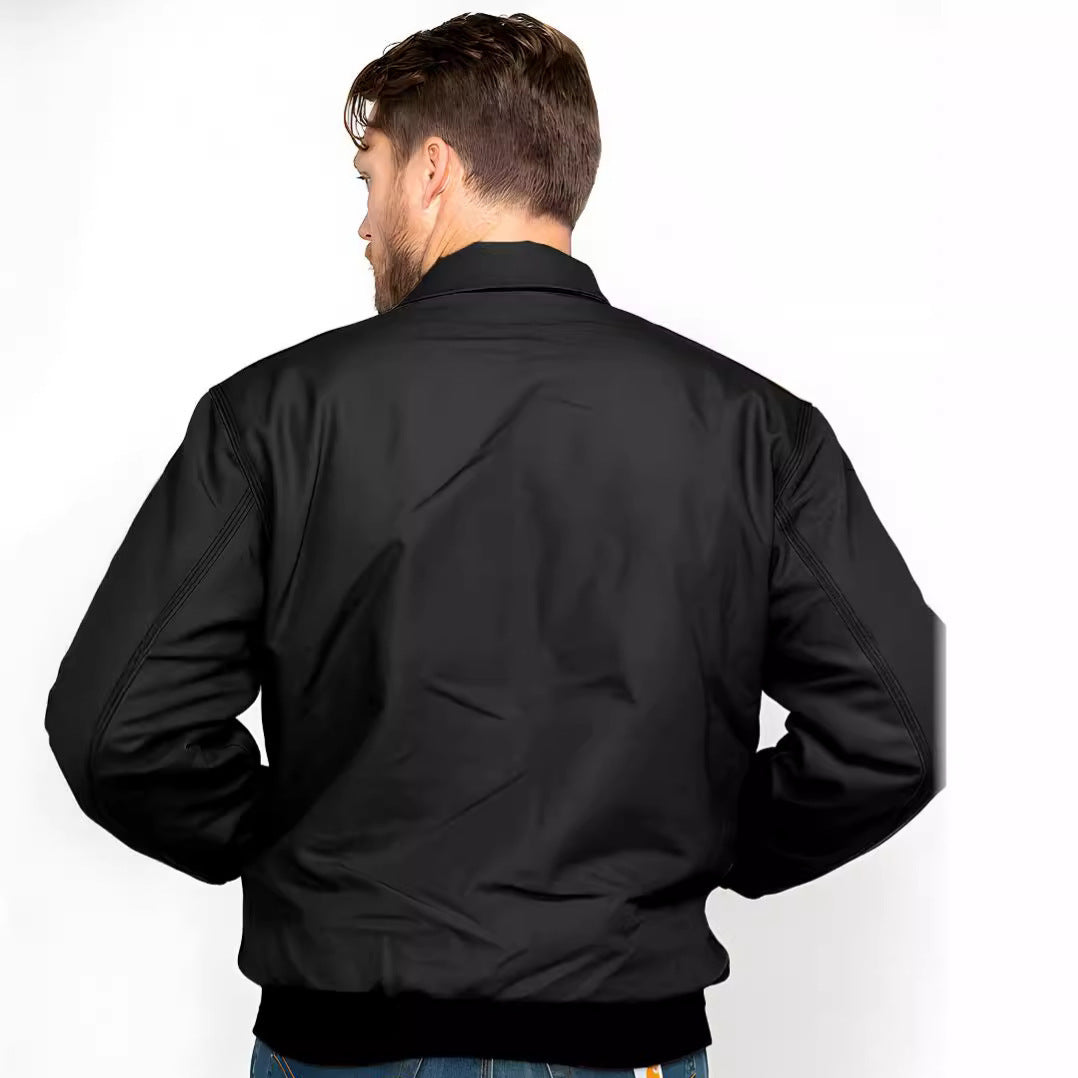 Herren Übergangsjacke Leicht Warm mit Weichem Innenfutter