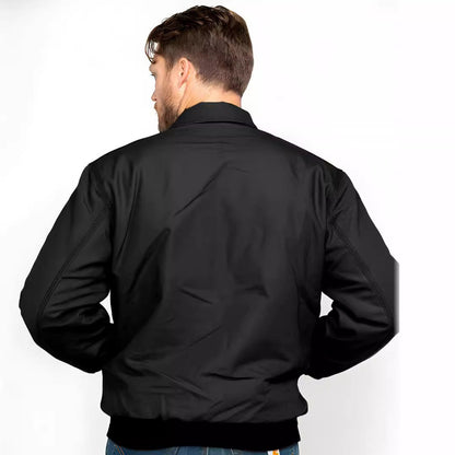 Herren Übergangsjacke Leicht Warm mit Weichem Innenfutter