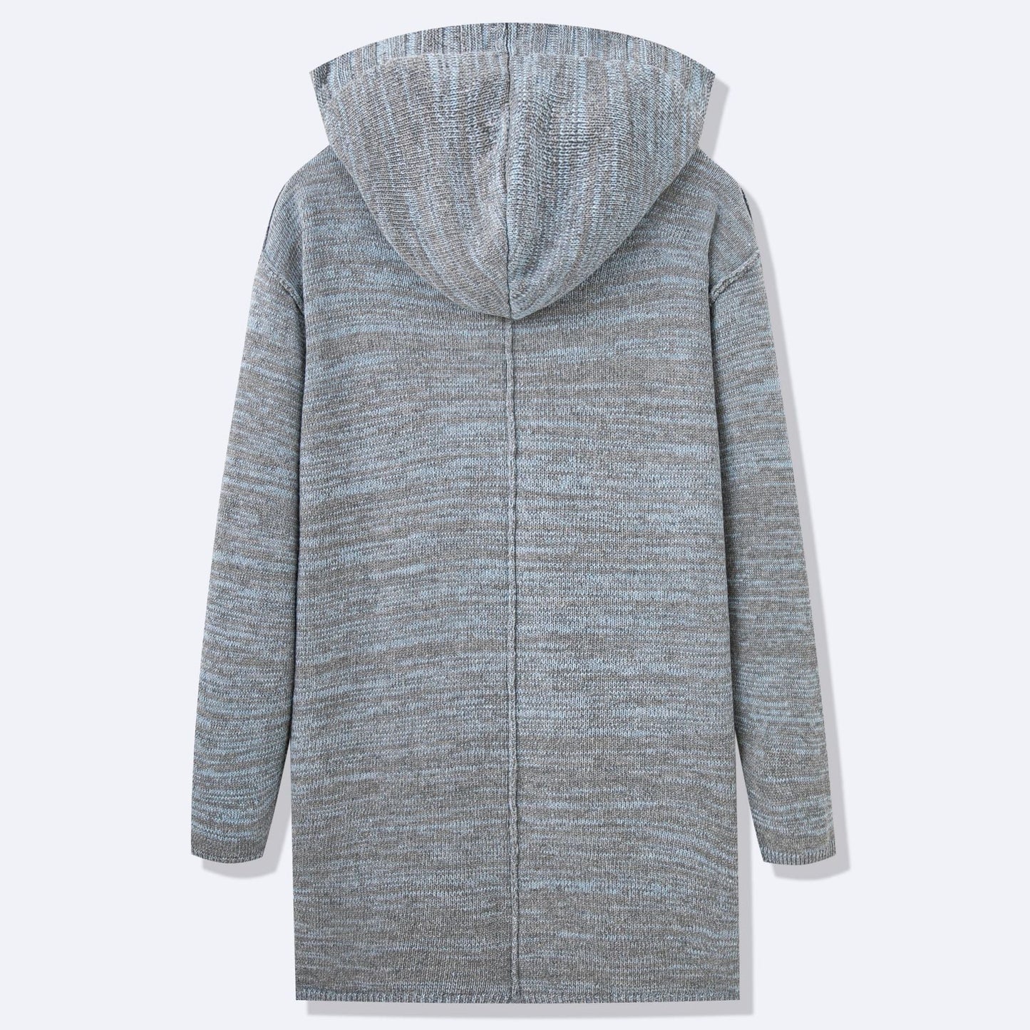 Herren Strickmantel Lang Modern Lässig