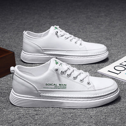 Herren Ledersneaker Lässig Weich Modern Design - BerlinGlamour
