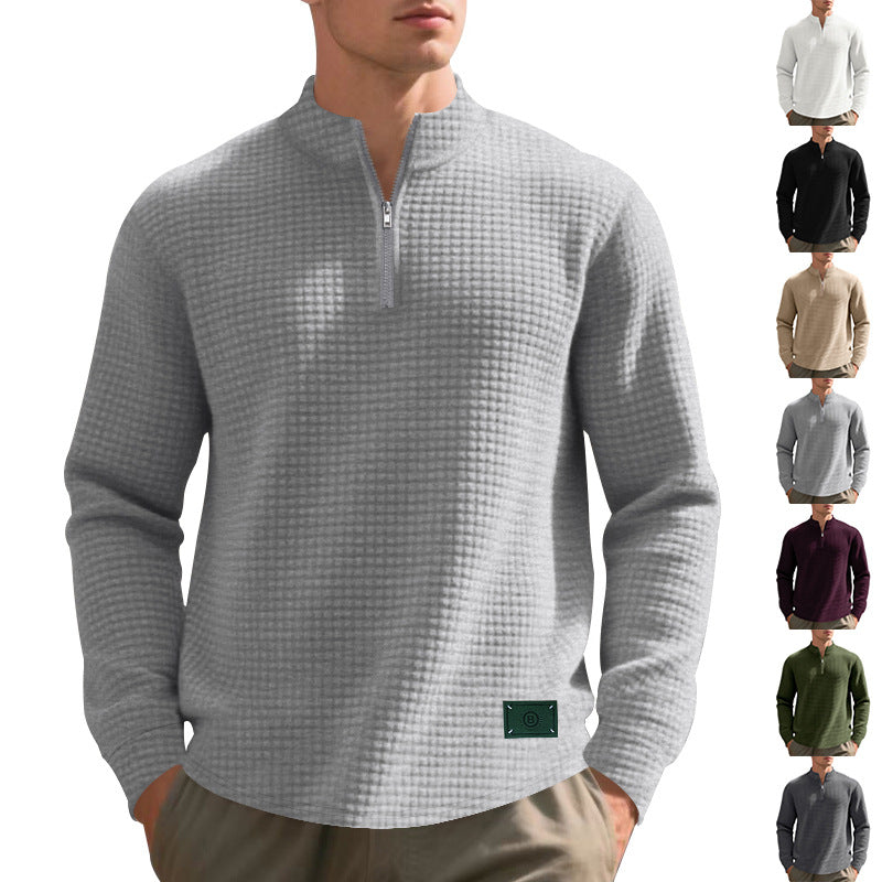 Herren Pullover Sportlich Hochkragen Modern Damenschuhe - BerlinGlamour