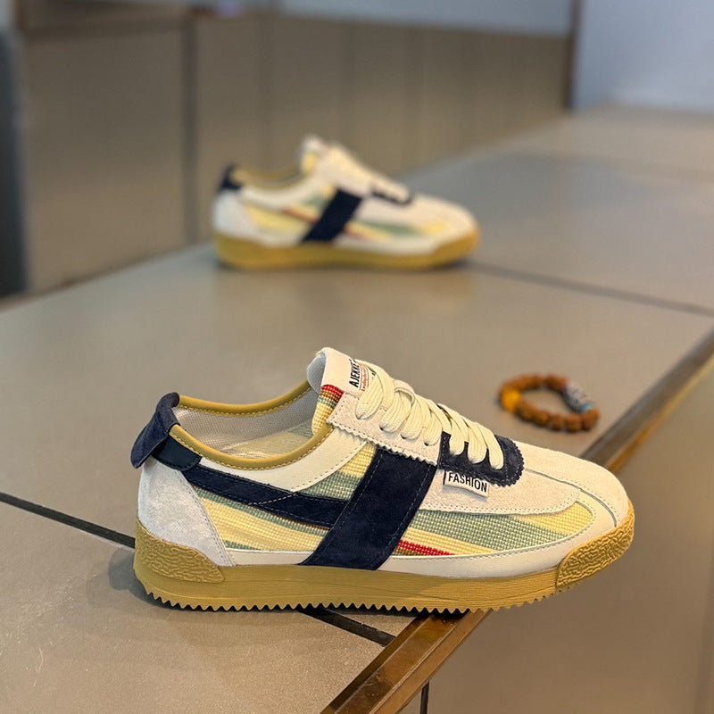 Damen Sneaker Modisch Sportlich Weiße Schuhe