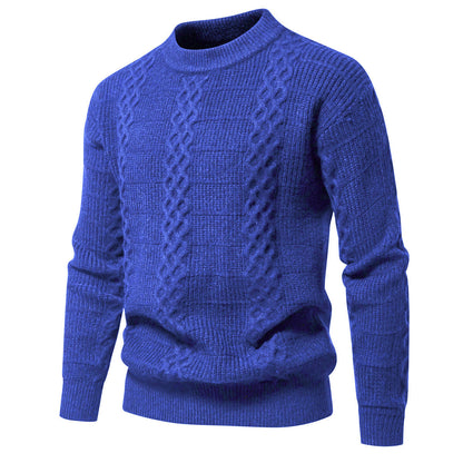 Herren Strickpullover Hochkragen Modern Style