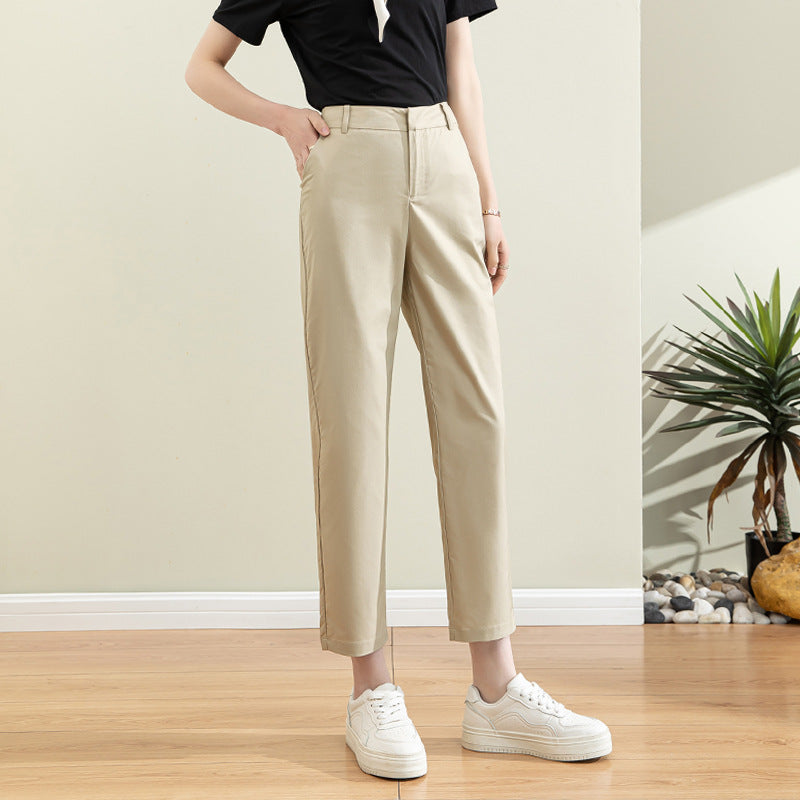 Damen Chino Hose Elastisch Stretch - BerlinGlamour