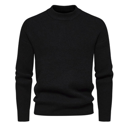 Herren Pullover Feinstrick Modern Rippenmuster Hochwertig