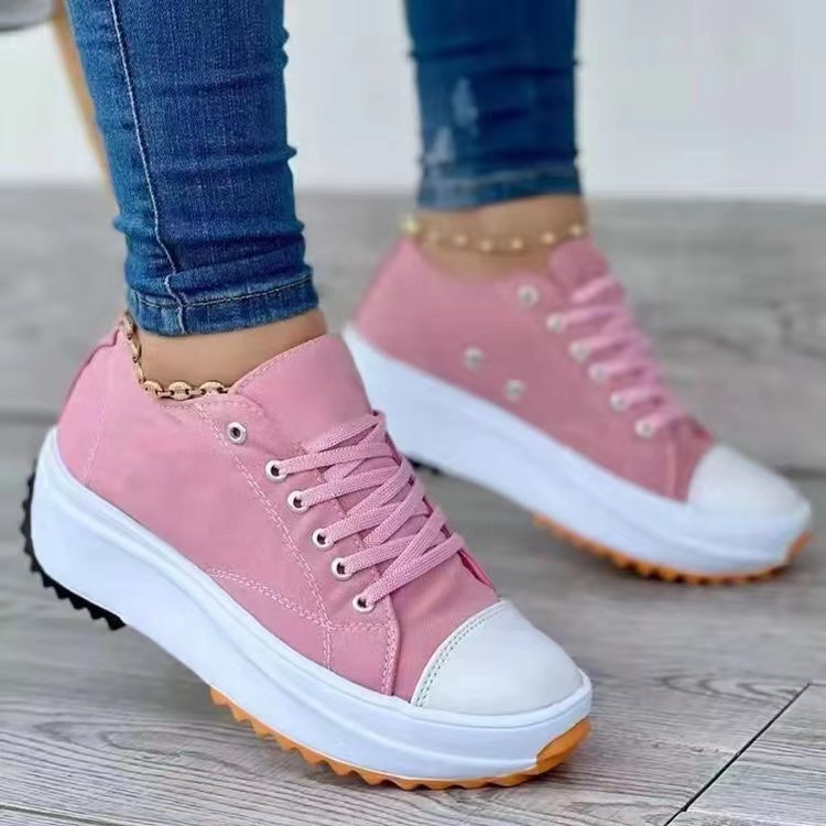 Damen Plateausneaker Sportlich Mit Kettenakzent Modisch