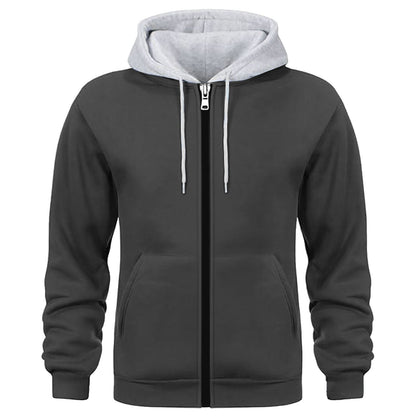 Herren Kapuzenjacke Doppellagig Warm Wasserabweisend
