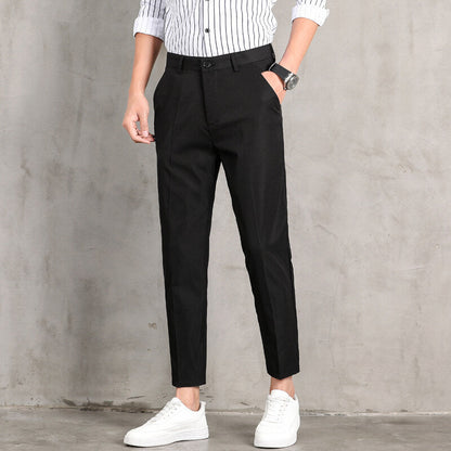 Herren Chino Hose Slim Fit mit Seitentaschen Modern