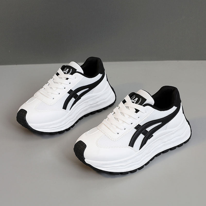 Damen Sneaker Atmungsaktiv Mesh Oberfläche Laufsohle