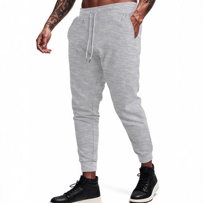 Sportliche Herren Jogginghose Mit Waffelstruktur Bequem