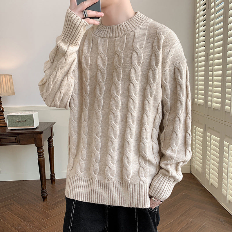 Herren Pullover Grobstrick Modern Berlin Stil