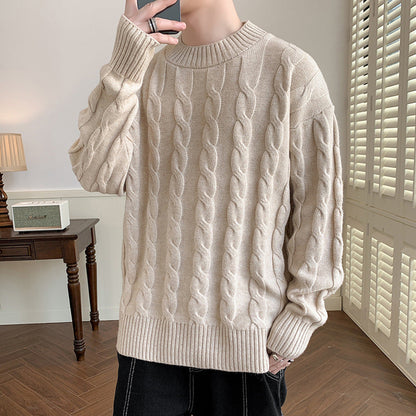 Herren Pullover Grobstrick Modern Berlin Stil