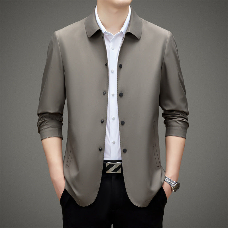 Herren Übergangsjacke atmungsaktiv mit Taschen Modern - BerlinGlamour