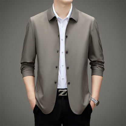 Herren Übergangsjacke atmungsaktiv mit Taschen Modern - BerlinGlamour