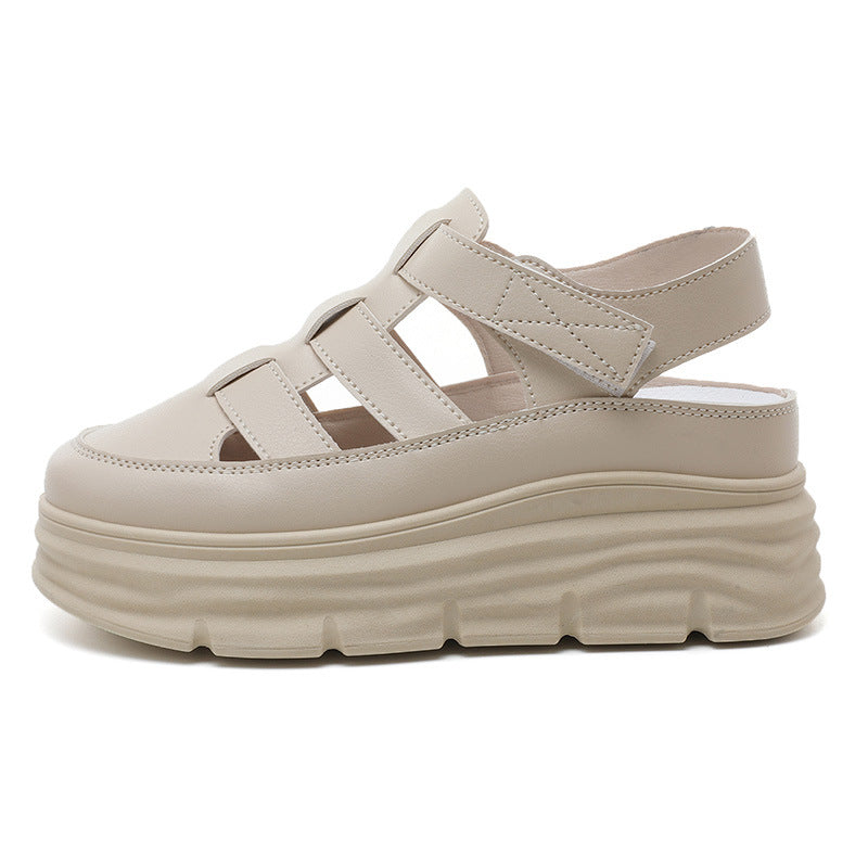 Damen Plateau Sandalen Hohe Absatz Sandaletten