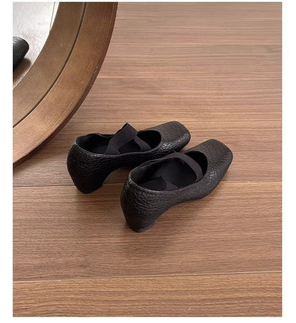 Damen Ballerinas Bequem Gepolstert Elastisch