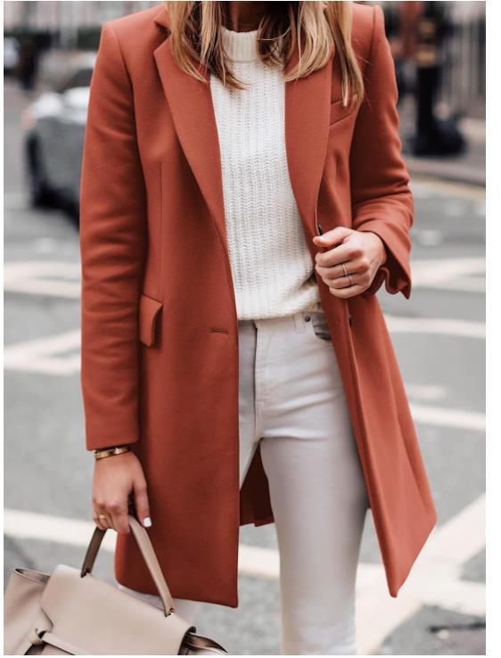 Eleganter Damen Langblazer Modern