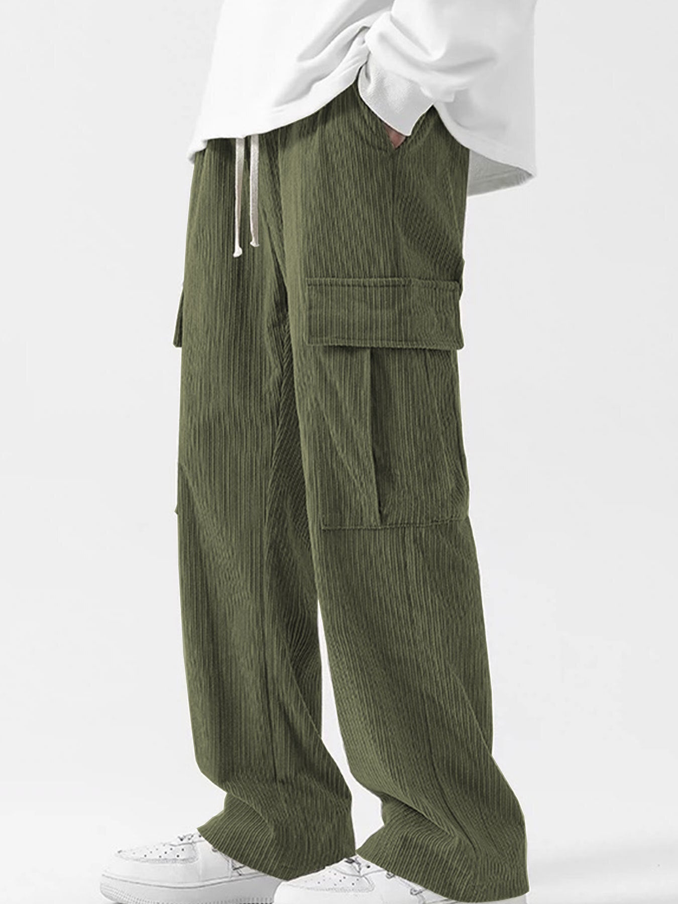 Herren Cargo-Hose Bequem Stretch