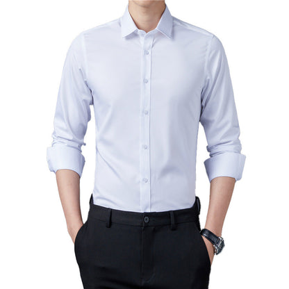 Elegantes Herren Langarmhemd Slim Fit Modern