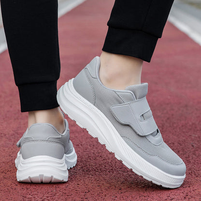 Damen Sneaker Bequem Elastisch Klettverschluss Sportlich