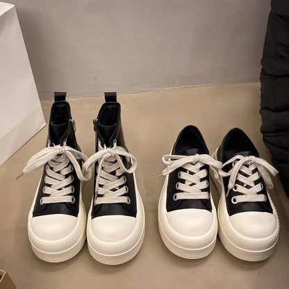 Damen Plattform Sneaker Hoch mit Keilabsatz Modern